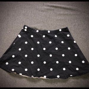 Polka dot circle skirt